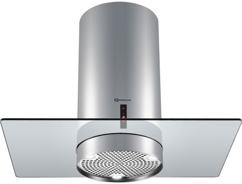 Single column island range hood (titanium color)
